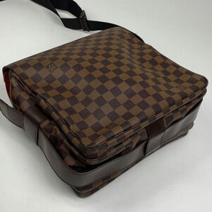 Louis Vuitton Crossbody Naviglio Shoulder Bag Damier Brown